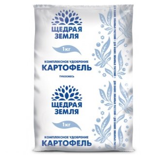 Удобрение минеральное сухое Щедрая земля НЦС тукосмесь Картофель 1кг. (20шт.)