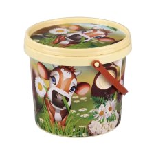 Ведро 1л с крышкой (телёнок)