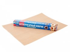 Антипригарный коврик PATERRA, из тефлона, для выпекания, замораживания и раскатки теста, 33 х 40 см