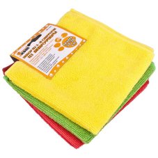 Набор из 3-х салфеток из микрофибры MFS-02/3, размер: 30*30 см