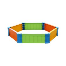 Ограждение для игры с песком шестиуг(125х115х21)