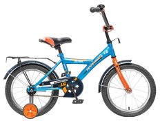 Велосипед NOVATRACK 18", ASTRA синий, защита А-тип, крылья и багажник хром. #098598